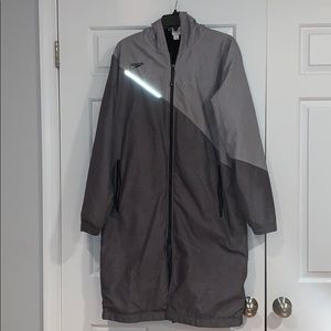 Speedo Gray Two-Tone Long Utility Jacket
